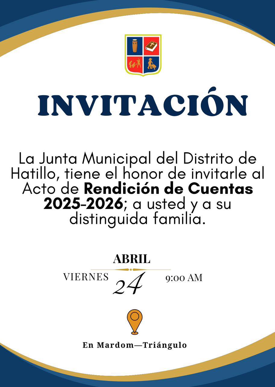 Invitación Rendición de Cuenta